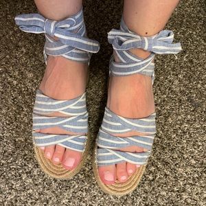 Zara Platform Espadrille Sandals